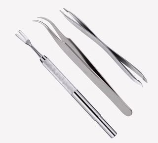 3 Pack Tick Remover Tool kit Stainless Steel Tick Remover Tweezers